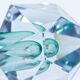 Crystal Vase Cut by Asta Stremberg for Strembergshyttan, Sweden, 1950s