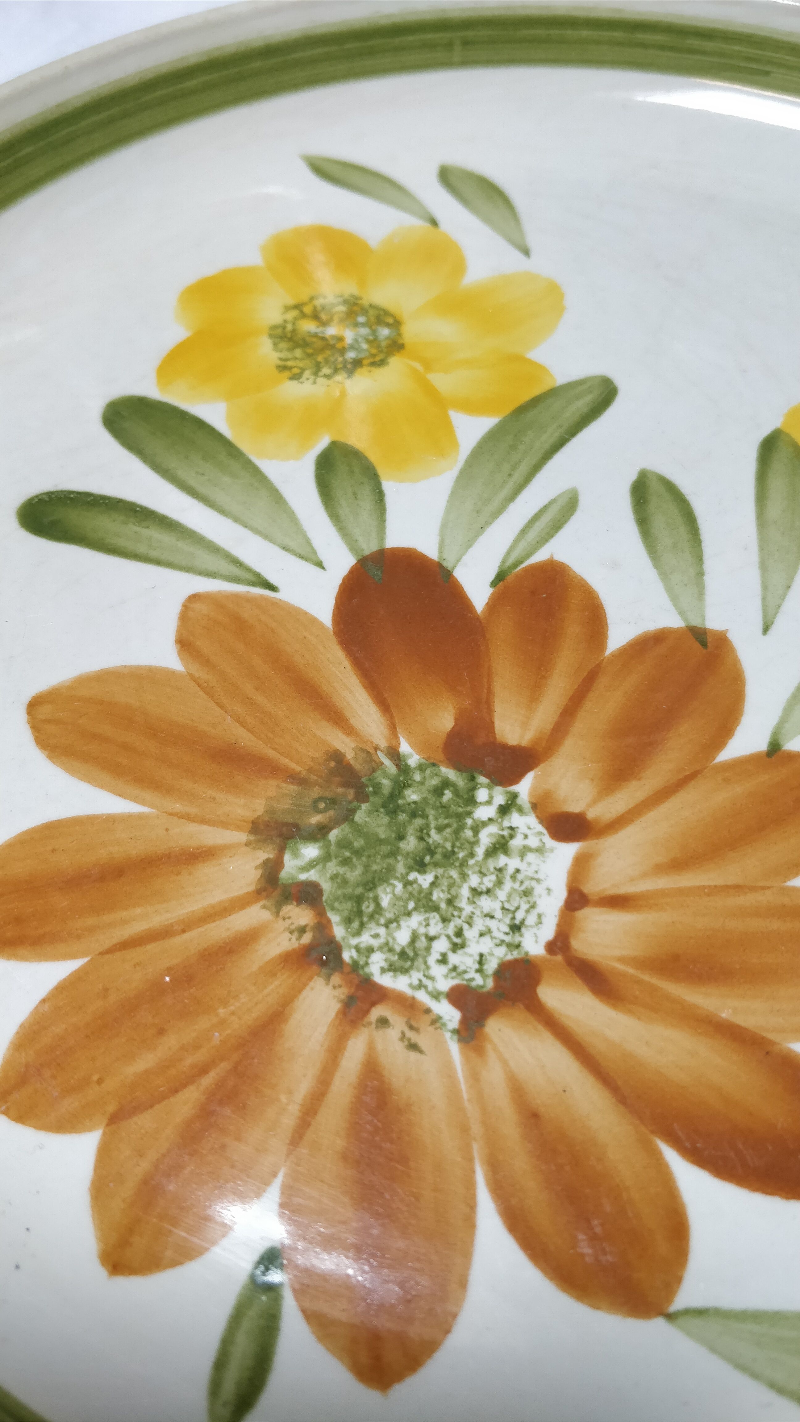 Plates Sarreguemines and Digoin hand painted