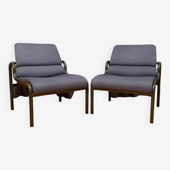 A pair of G30 armchairs by Martin Stoll, Germany, 1980s.
