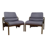 A pair of G30 armchairs by Martin Stoll, Germany, 1980s.