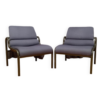 A pair of G30 armchairs by Martin Stoll, Germany, 1980s.