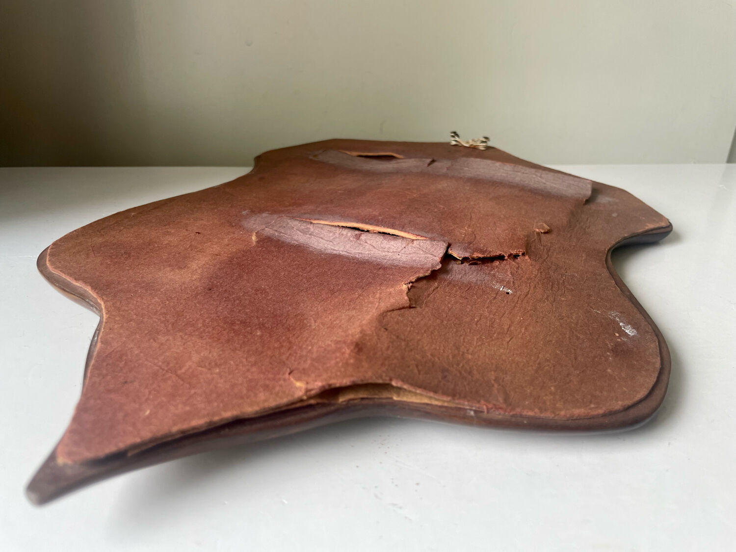 Art nouveau mahogany picture frame