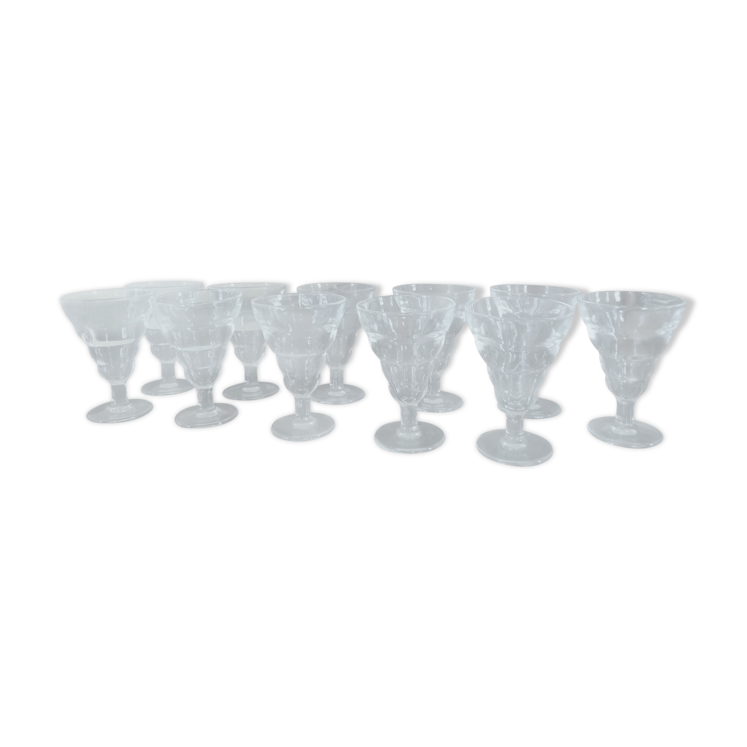 11 verres tonneau  bistrot 1930