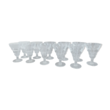 11 verres tonneau  bistrot 1930