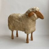 Vintage design Mouton stool 1970