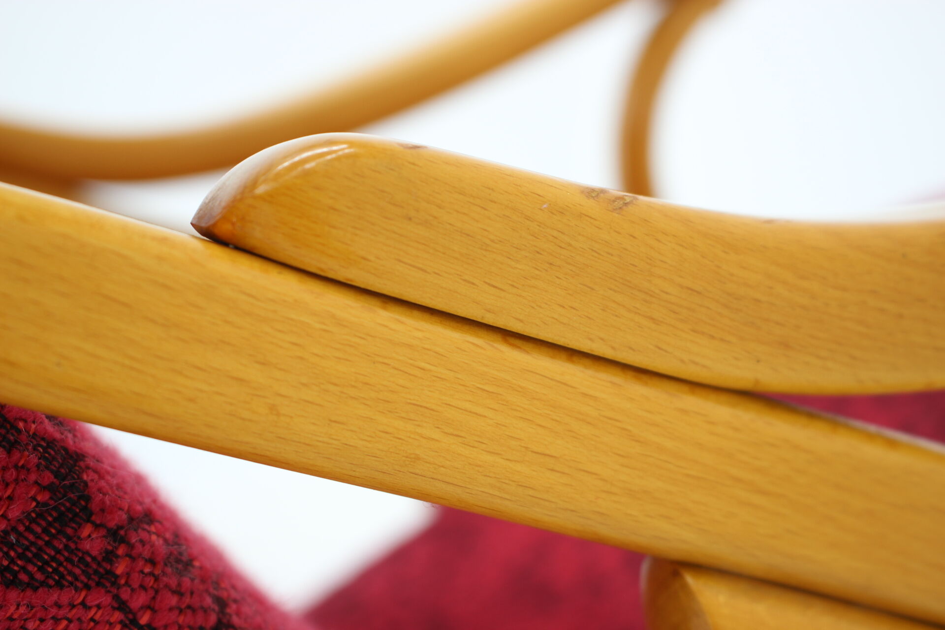 1970s Beech Rocking Chair by Ton, Czechoslovakia