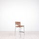 Tabouret de bar en aluminium laqué « Miss B » par Tito Agnoli