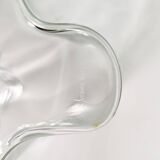 Mid Century pair of vases - glass vessels, Littala, designed by Alvar Aalto, Finland, 1980s.