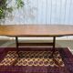 G-Plan oval teak table from the 1970s with a butterfly extension.