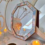 Vintage octagon mirror