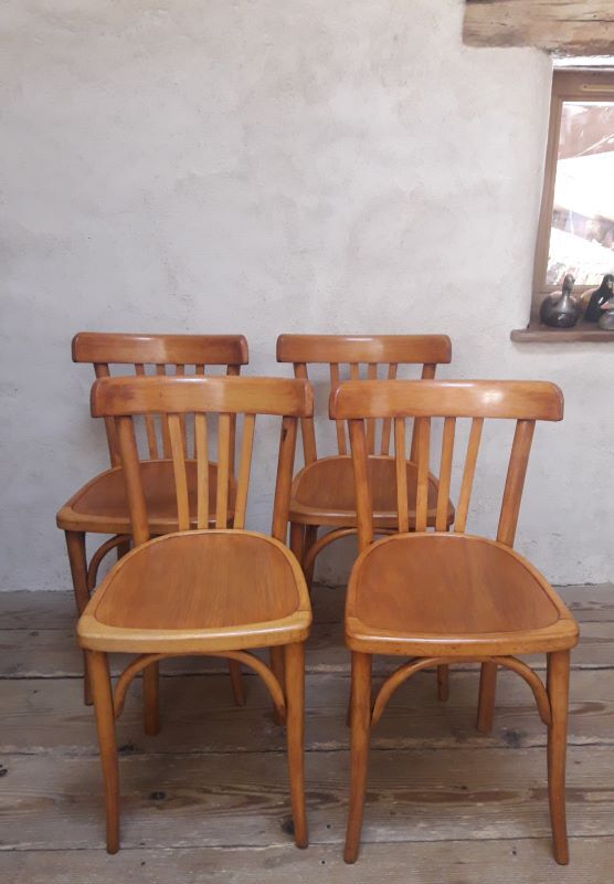 Series of 4 Luterma bistro chairs