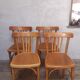 Series of 4 Luterma bistro chairs