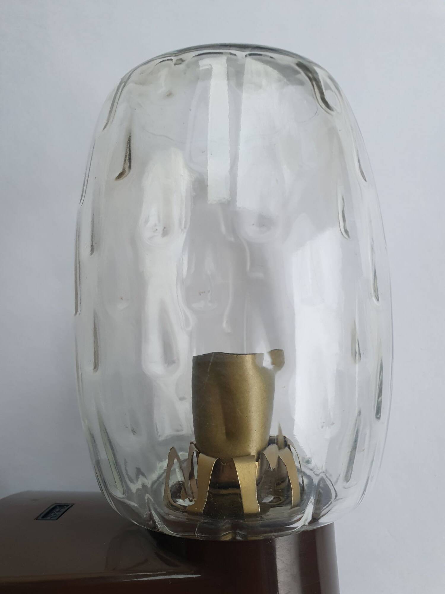 Pair of vintage RZB bathroom wall lights from the 70s in Germany