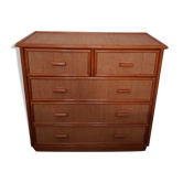 Dresser in rattan
