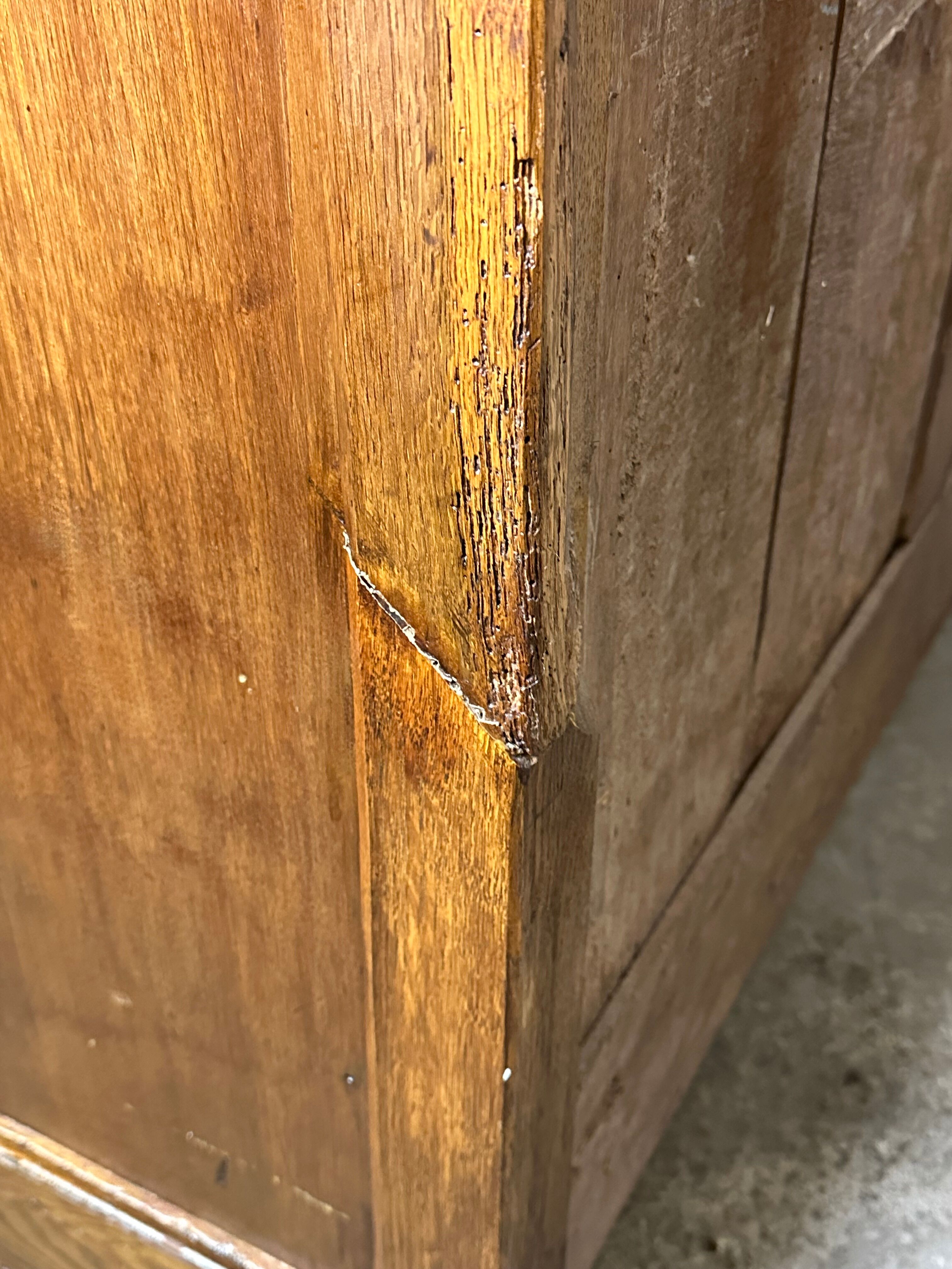 Sideboard Louis XV style carved wood late eighteenth century