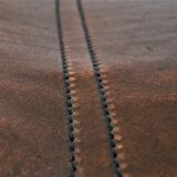 Set of six brown leather cantilever chairs Mart Stam