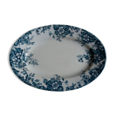 Oval dish Terre de Fer Saint Amand and Hamage model Marie-Louise