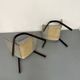 Set of 2 vintage design Bow-Wood Steiner armchairs, 1950s.