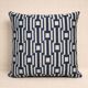 Cushion with Blue and White Patterns, Publisher's Fabric