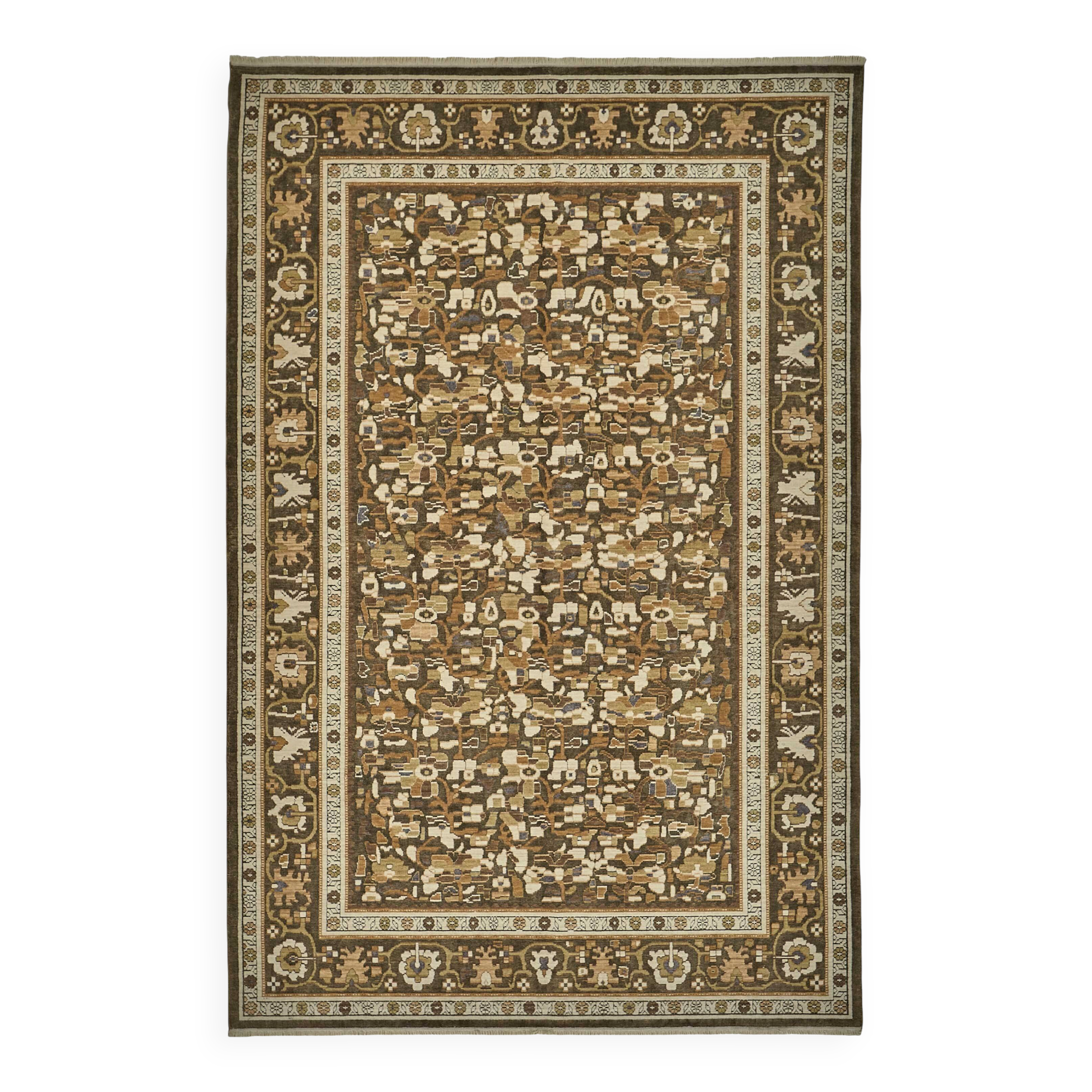 Turkish Handcrafted Loom Oushak Rug 204 cm x 304 cm