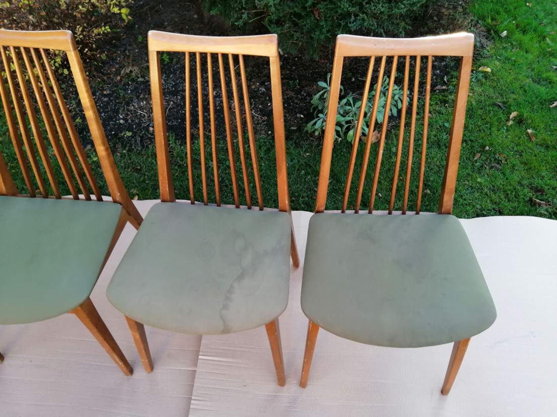 Set of four Scandinavian style chairs