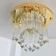 Novaresi Murano glass ceiling lamp, 1970