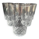 6 Baccarat tortoiseshell mugs