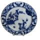 Creil Montereau, small plate decorated in Japanese style, late 19th century.