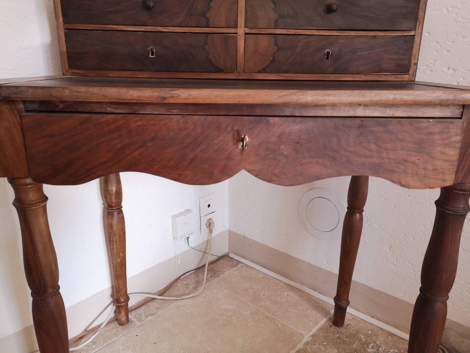 Louis Philippe style stepped lady's desk