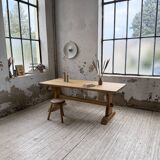 2m beech monastery table