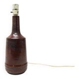 Scandinavian oxblood ceramic lamp Désirée Stentoj 1970