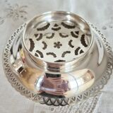 Butter dish style Coquillor, in silver