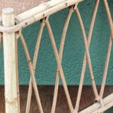 Rattan corner shelf