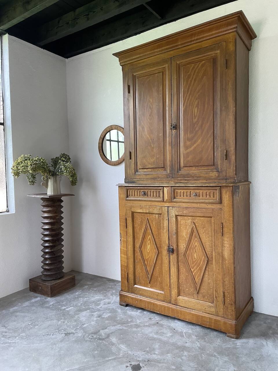 Two-body grocery cabinet, 1900