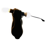 Vintage ceramic dumbbell lamp by JC Peiré