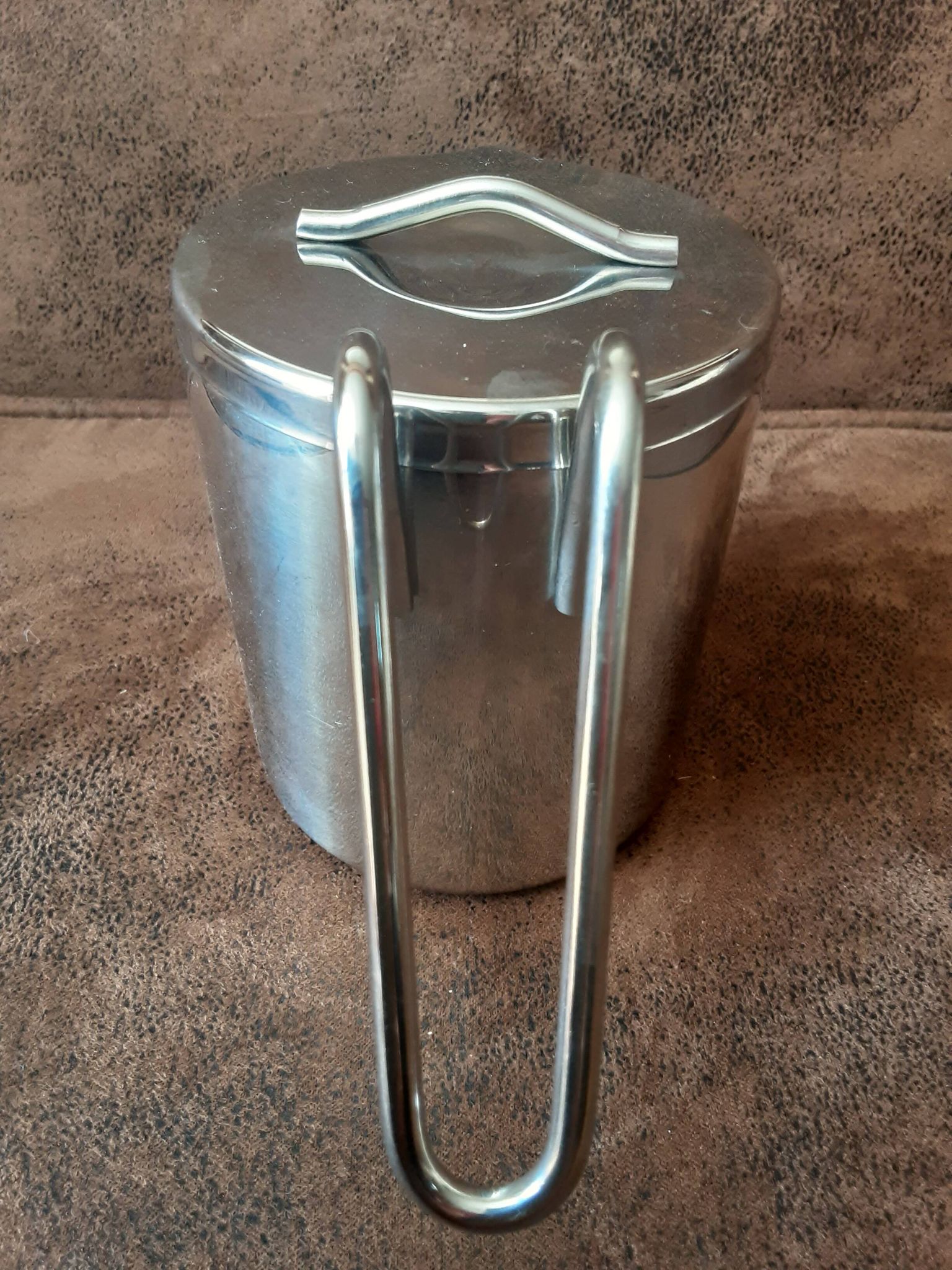 Stainless steel milk jug