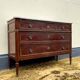 Antique Louis XVI style chest of drawers in Parisian style mahogany