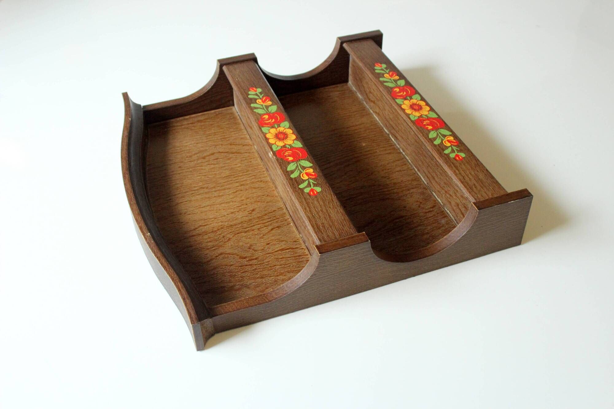 Wooden spice rack