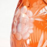 Amber pink Crystal Wine Decanter