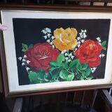 Tableau decor floral