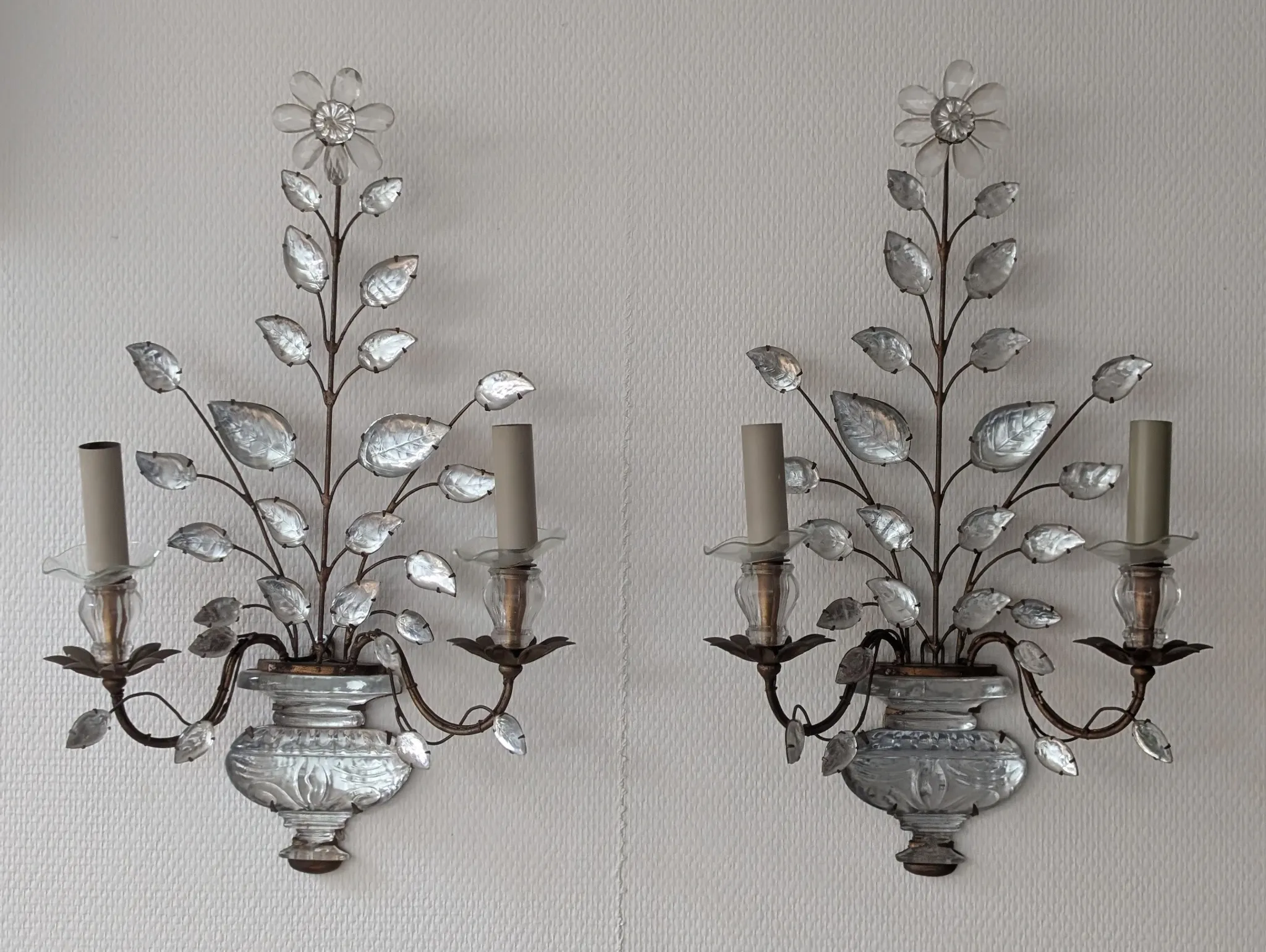 Pair of wall lights - Maison Baguès