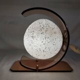 Vintage table lamp in plexiglass and Perspex