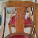 Antique Art Deco style gondola chairs
