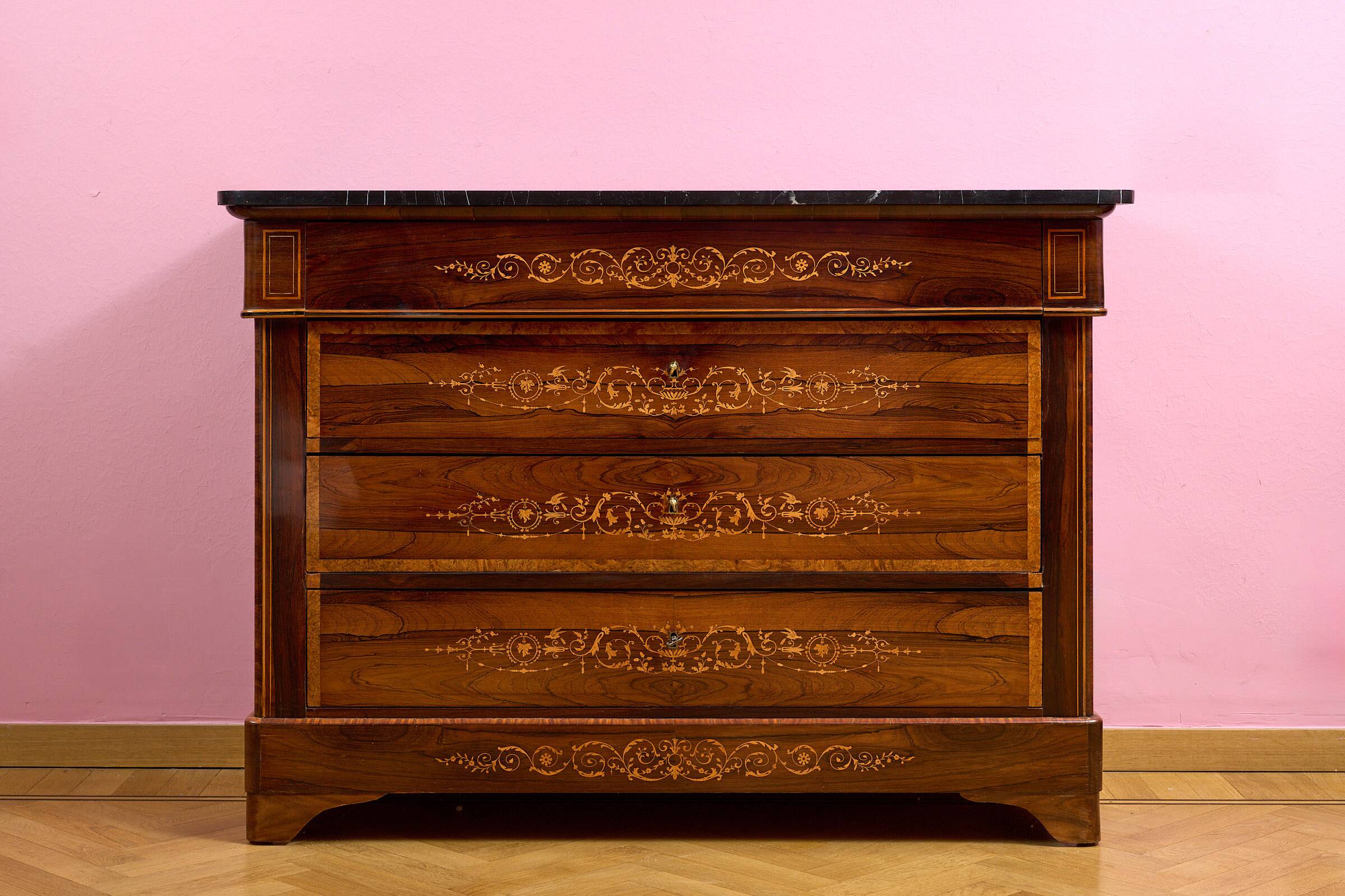 Original English walnut sideboard