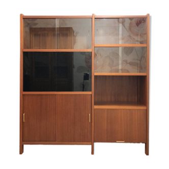1970s teak bookcase