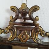 Mirror in brass or bronze