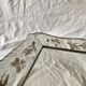 Beveled Venetian mirror - butterfly decor - Height: 61 cm