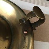 Brass cellar rat-de-cave with push button