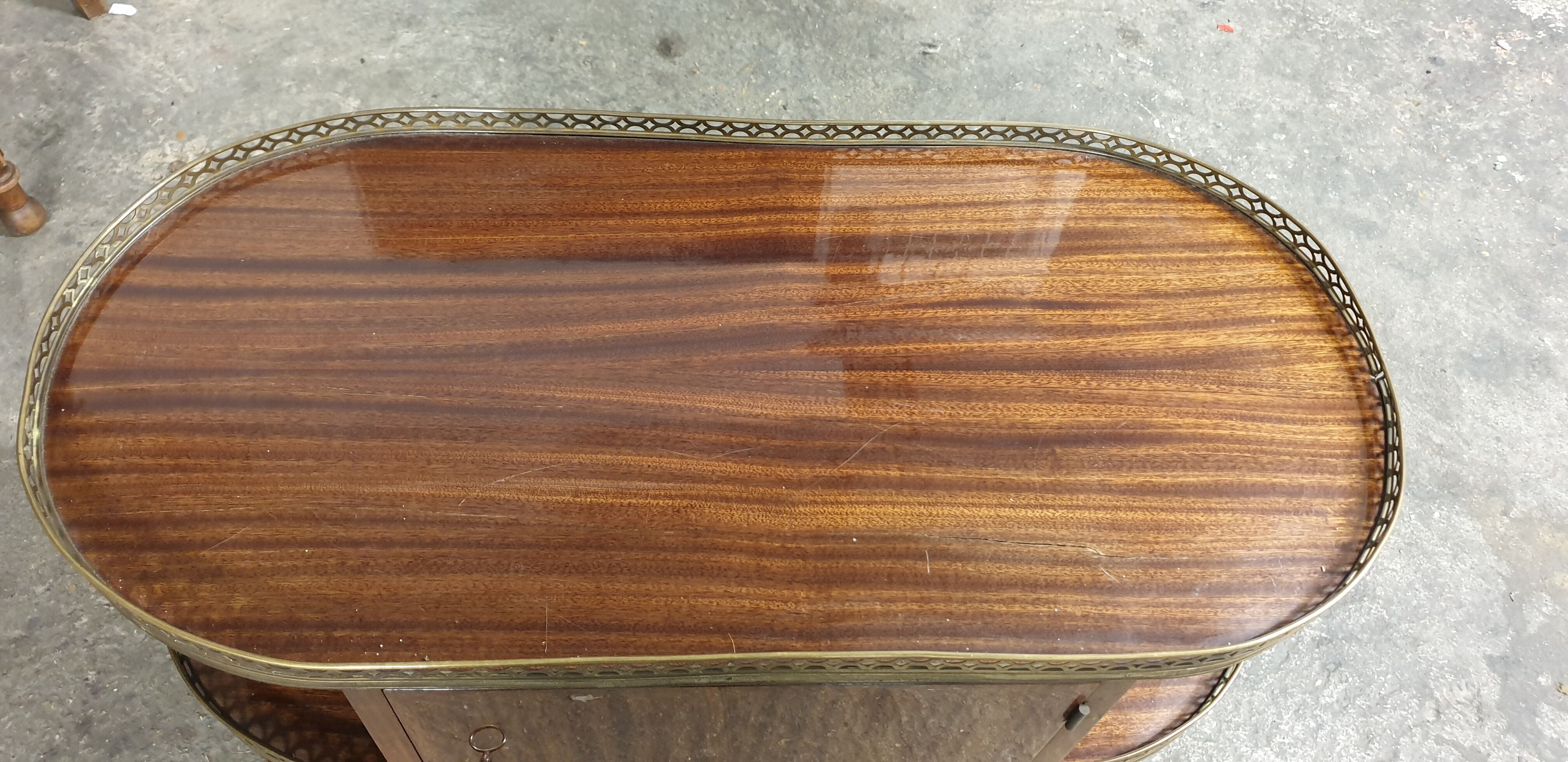 Vintage cylinder bar furniture