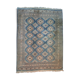 Tapis oriental fait main xxeme fond bleu 307 cm x 222 cm